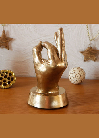 Статуэтка Рука "Ок!" (окей) 24 см (СП5141 зол.гл.) Гранд Презент (283039047)