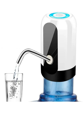 Электро помпа для бутилированной воды аккумуляторная с USB на бутыль белый More Water Dispenser (302802767)