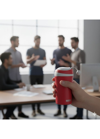 Термокружка из нержавеющей стали 500 мл герметичная эргономичная Red Stenson (361064599)