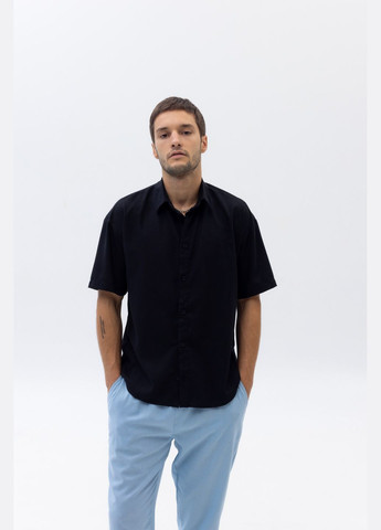 Комбинированный летний льняный кэжуал костюм из лого ск с рубашкой, брючный Vakko