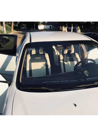 Авточохли Kimo (A1) 2007-2014 (Екошкіра + Автотканина) Чохли в салон EMC-ELEGANT Chery (398185701)