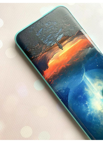 Чехол с бирюзовыми боками на iPhone 13 Pro Max:: Космос (принт 247) Creative (360704603)