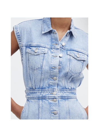 Блакитна сукня J.Crew однотонна