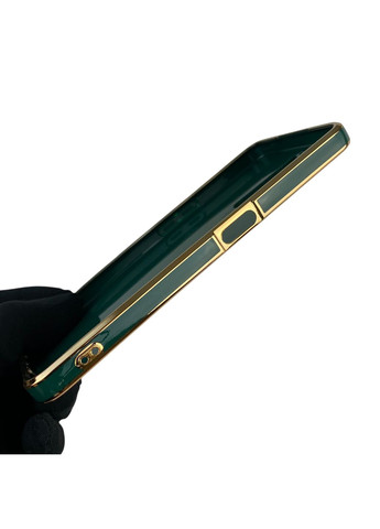 Чехол для A57 4G с кольцом MagSafe с золотой окантовкой на оппо а57 темно-зелёный gs1 Oppo (366390789)