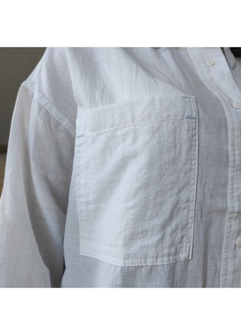 Біла сорочка patiskha жіноча велика бавовна довгий рукав 48/50 біла No Brand