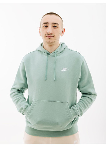 Чоловіче Худі M CLUB HOODIE PO BB Бірюзовий Nike (282617163)