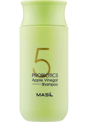 Мягкий безсульфатный шампунь с проботиками и яблочным уксусом 5 Probiotics Apple Vinegar Shampoo 50ml MASIL (368637130)
