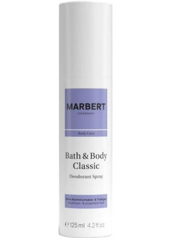 Дезодорант-спрей Bath & Body Classic 125ml (1449631-31339380) Marbert (368612296)