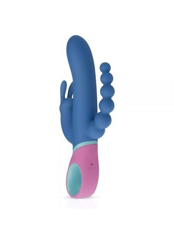 Вібромасажер потрійний зайчик з обертовою головкою Vice - CherryLove PMV20 (282709452)