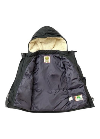 Сіра зимня куртка - парка для хлопчика quadrifoglio хакі (0117 ) Quadri foglio