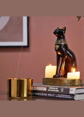 Подсвечник фигурка из смолы Креативная египетская коллекционная статуя кошки богиня Бастет No Brand (278250116)