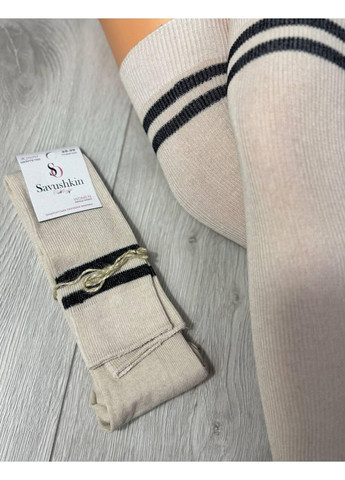 Бежеві гетри надколінні 35-39 600гтр6 бежеві 6 пар SavSocks (385323029)
