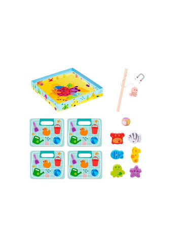 Магнітна гра "Рибалка 2в1" Tooky toy (371796728)