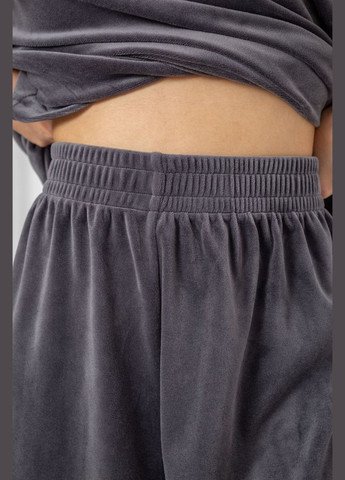 Серая всесезон домашний костюм велюровый Sport Line Костюм