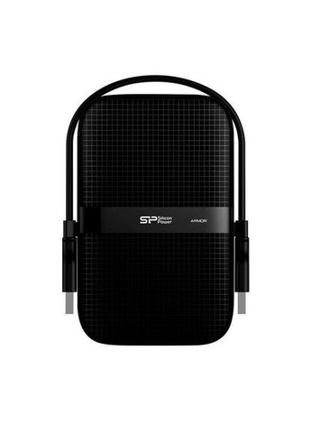 Зовнішній жорсткий диск Armor A60 2 TB All Black (SP020TBPHDA60S3A) Silicon Power (297829794)