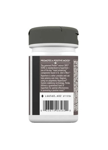 Екстракт звіробою Perika St. Johns Wort 300 мг 60 таблеток Nature's Way (361116316)