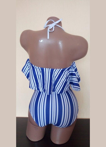 Синій демісезонний жіночий роздільний купальник (арт.60240) No Brand