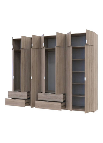 Комплект шаф для одягу Лукас (2 шт.) 300х50х240 см Дуб сонома (DRS-011708) Doros (362267748)