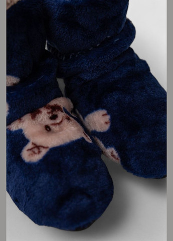 Тапочки-чобітки домашні плюшеві для дітей, колір сіро-червоний, 102R1003 Ager (315790365)