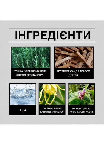 Стійкий чоловічий парфум Roxelis Men's Charm з нотами розмарину, сандалу та пачулі, 3 мл. CokeLife (399204187)