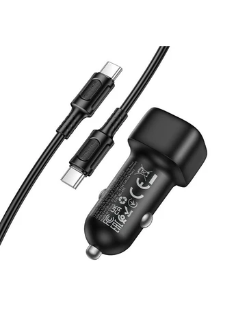 Автомобильное зарядное устройство BZ34B Cloud PD38W(1C1A) car charger set(C to C) Borofone (389297489)