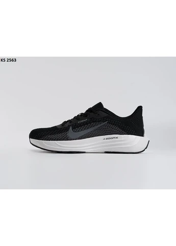 Чорні Осінні кросівки чоловічі nike pegasus plus black white найк пегасус No Brand