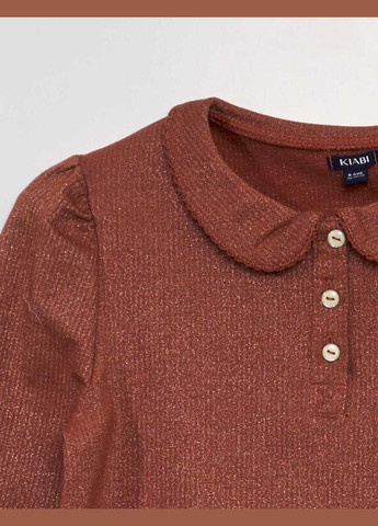 Светло-оранжевый лонгслив Kiabi