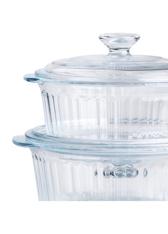 Набор кастрюль из боросиликатного стекла 1,5/2,3 л Yiwu (341329543)