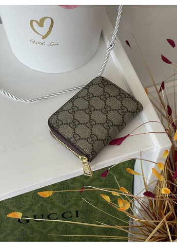 Жіноча сумка клатч коричневий. Подарунковий набір Ophidia жіночий 3 предмети No Brand (369935626)