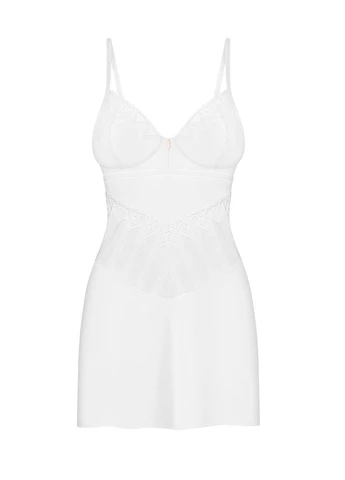 Пеньюар Alissium chemise & thong, кружевной лиф, стринги в комплекте - CherryLove Obsessive (339867262)