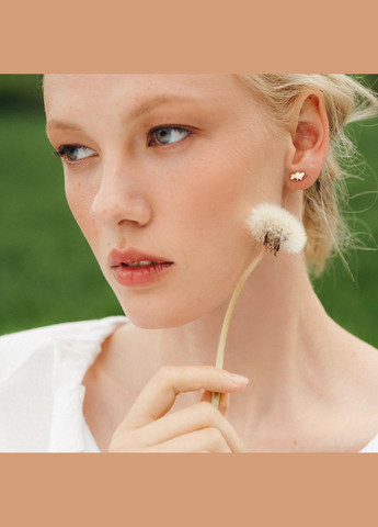 Золотые серьги - пусеты Карта Украины с07940 Oniks (264644362)