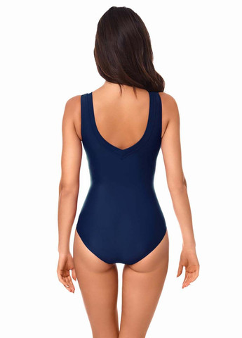 Темно-синій демісезонний жіночий купальник sophie темно-синій Aqua Speed