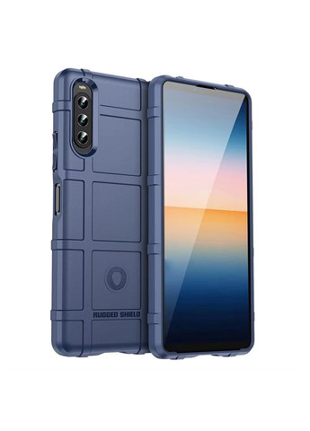 Чохол Rugged Shield для Sony Xperia 10 V Navy Blue Lenuo (361902805)