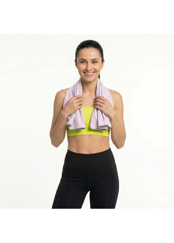 Полотенце спортивное 80 x 40 см из микрофибры Light Pink Actiget светло-розовый