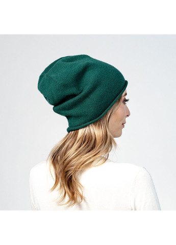 Шапка біні жіноча вовна зелена АЛІМ LuckyLOOK 593-961 (322792394)