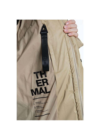 Черная демисезонная мужская куртка bator puffer jacket w3t3 бежевый Rains