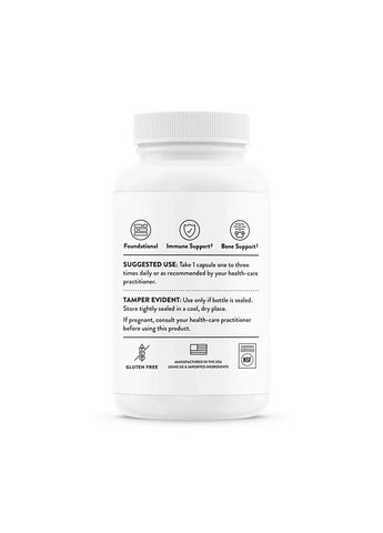 Вітамін Д3 (Vitamin D3) 1000 МО 90 капсул Thorne Research (361115110)