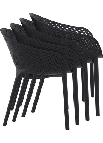 Стілець садовий Sky Pro Чорний Siesta (372178848)