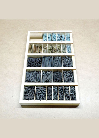 Набор 5х саморезов по дереву 2465 шт No Brand (328909799)