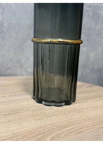 Ваза декоративна Gensent скляна 25 см Срий HP-1704 Yiwu (396711213)