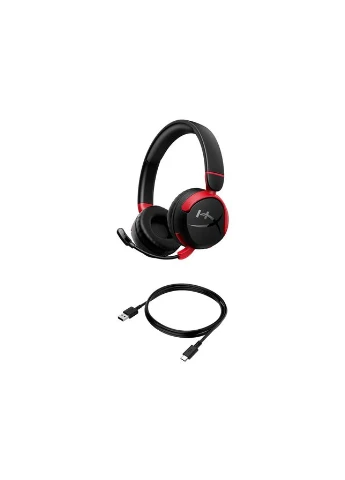 Гарнітура гравця Cloud Mini, mini-jack/BT, 1.2м, чорний-червоний HyperX (314777198)