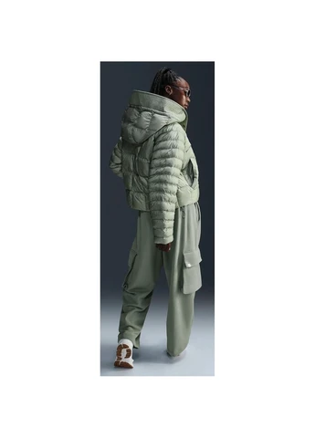 Зелена куртка жіноча світло-зелена fb8729-370 Nike SWOOSH PUFFER PRIMALOFT