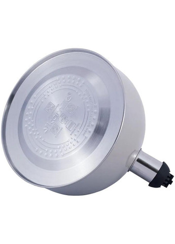 Чайник "Young Leaf" 2.5л, нержавіюча сталь, зі свистком, сірий Kamille (372175268)