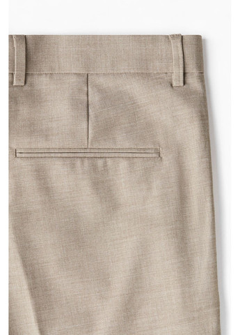 Темно-бежевые демисезонные брюки H&M