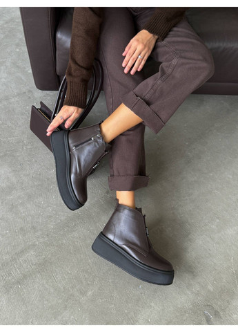 Зимние зимние кожаные ботинки Helen