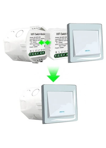 Розумний вимикач (1 клавіша/розетка) Pro Line ZigBee Switch (432121) Tervix (338565003)
