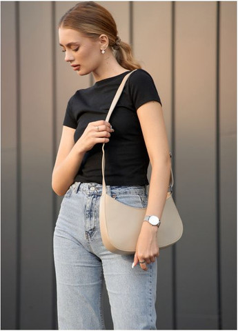 Сумка жіноча через плече з екошкіри Leoma Kor Бежевий Sambag (302007358)