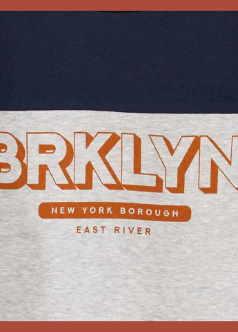 Kiabi свитшот флис,серый-темно-синий, серый