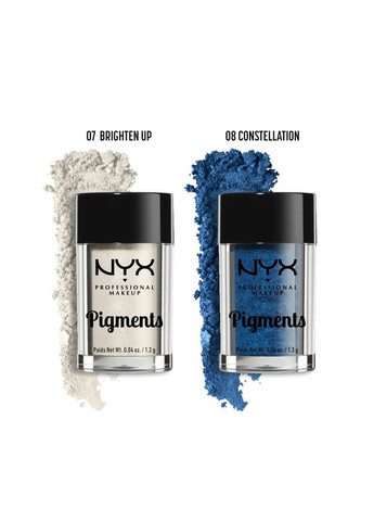 Розсипчастий пігмент для повік Pigments (1.3 г) Brighten Up (PIG07) NYX Professional Makeup (279364404)