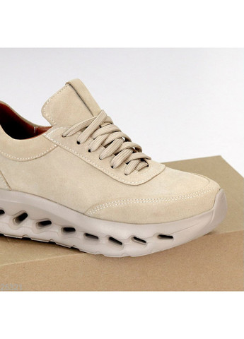 Замшевые кроссовки Helen бежевые (360389542)